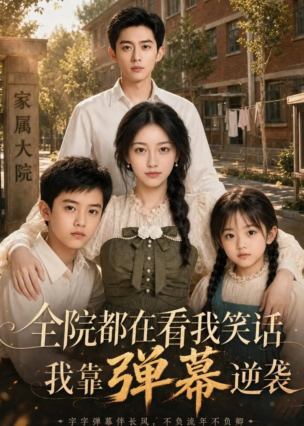 《全院都在看我笑话，我靠弹幕逆袭（52集）（夸克网盘）》短剧封面