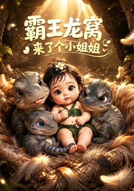 《霸王龙窝来了个小姐姐(69集)(夸克网盘)》短剧封面