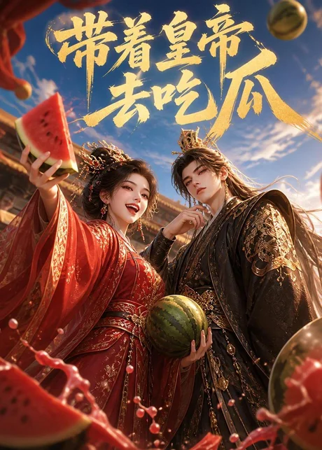 《带着皇帝去吃瓜（116集）（夸克网盘）》短剧封面