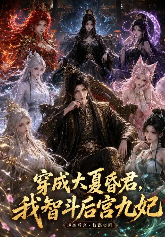 《穿成大夏昏君，我智斗后宫九妃（121集）（夸克网盘）》短剧封面