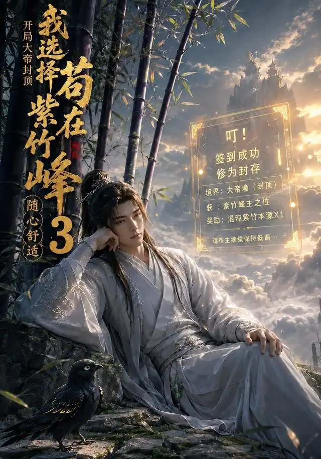 《开局大帝封顶我选择苟在紫竹峰:随心舒适3(80集)(夸克网盘)》短剧封面