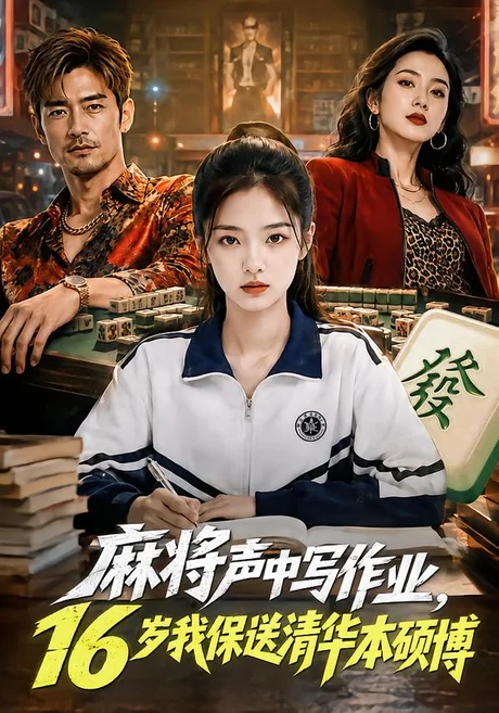 《麻将声中写作业，16岁我保送清华本硕博（82集）（夸克网盘）》短剧封面
