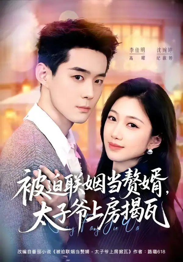 《被迫联姻当赘婿，太子爷上房揭瓦（80集）沈婉婷＆李佳明 (2026)》短剧封面