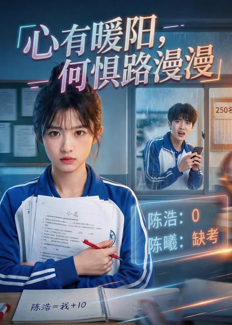 《心有暖阳，何惧路漫漫（56集）AI短剧（百度网盘）》短剧封面