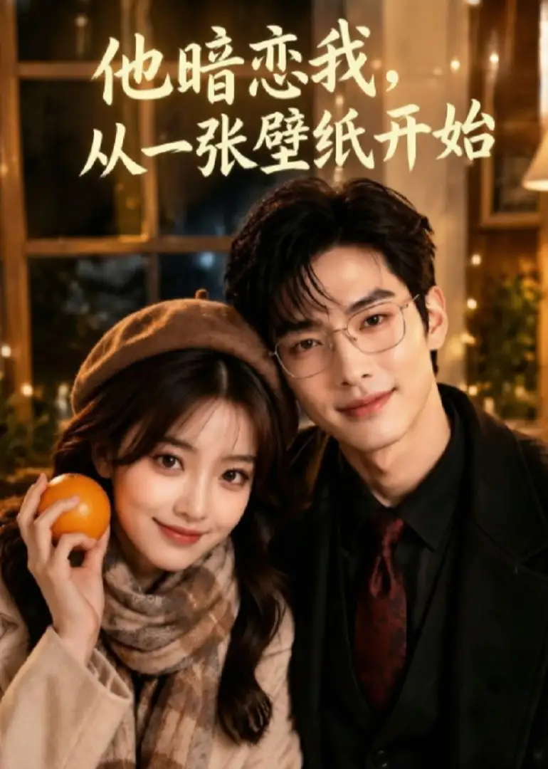《他暗恋我，从一张壁纸开始（50集）（夸克网盘）》短剧封面