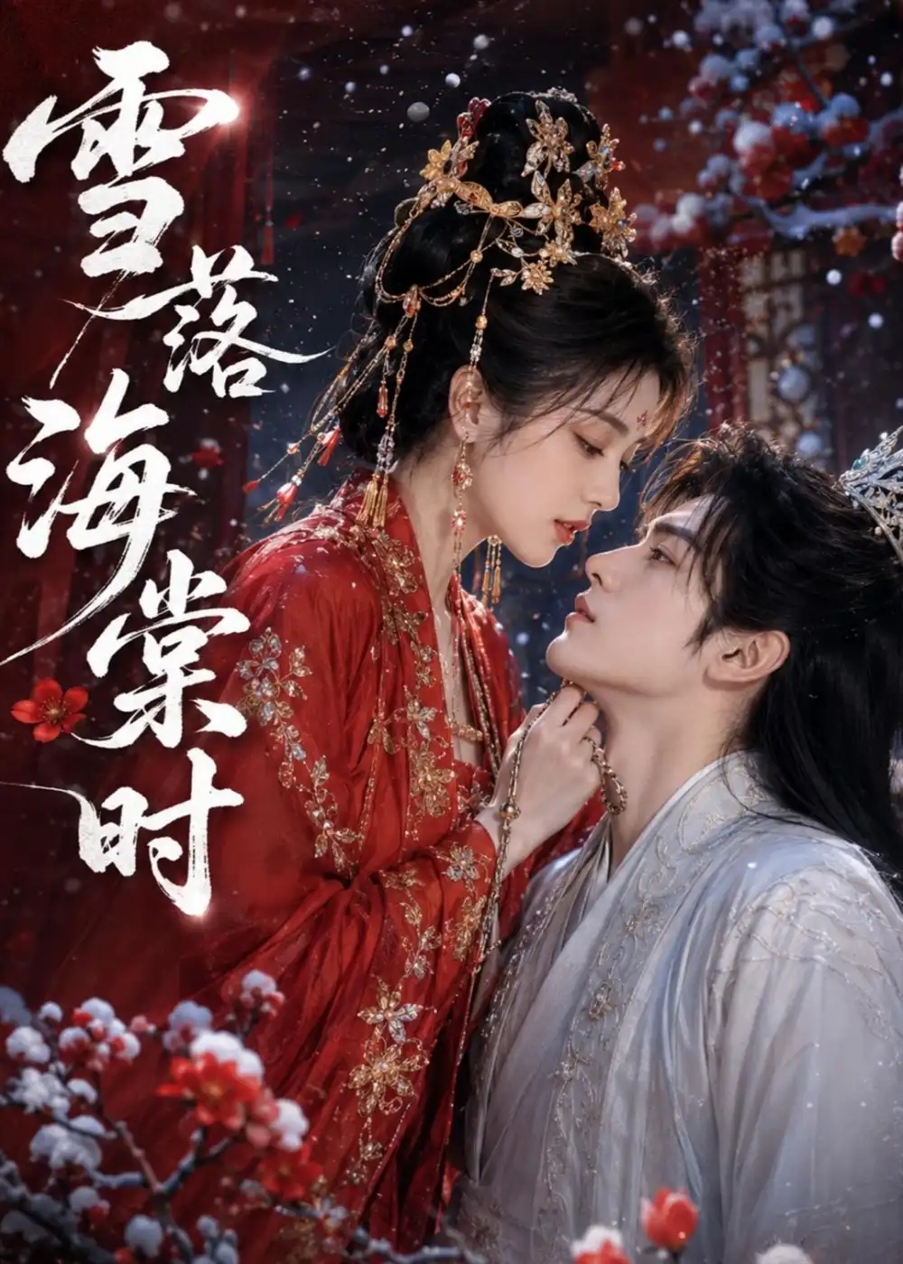 《雪落海棠时（52集）（夸克网盘）》短剧封面