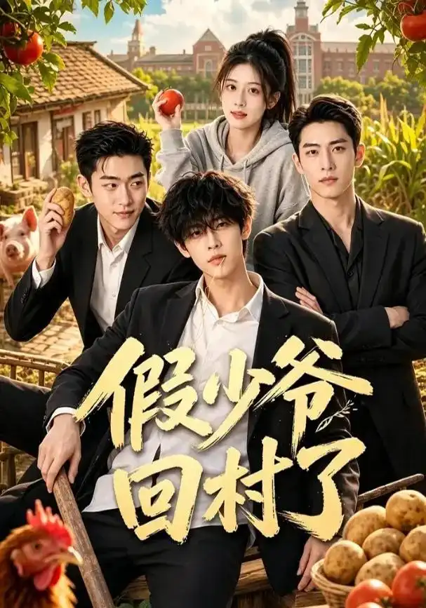 《假少爷回村了（57集）（夸克网盘）》短剧封面