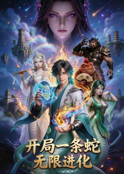 开局一条蛇，无限进化（83集）动漫（百度网盘）封面图 - 动漫短剧
