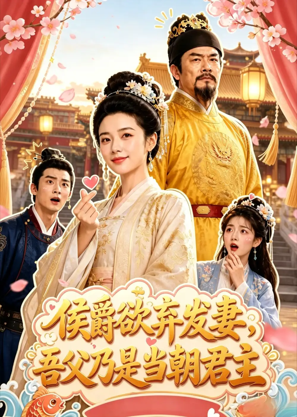 《侯爵欲弃发妻吾父乃是当朝君主(29集)AI短剧 (2026)》短剧封面