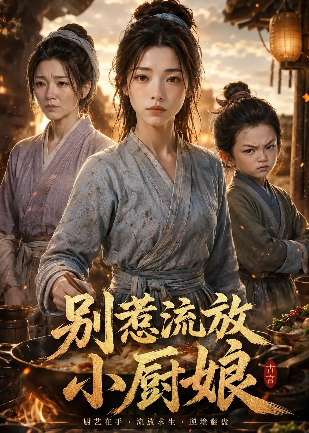《别惹流放小厨娘（88集）（夸克网盘）》短剧封面