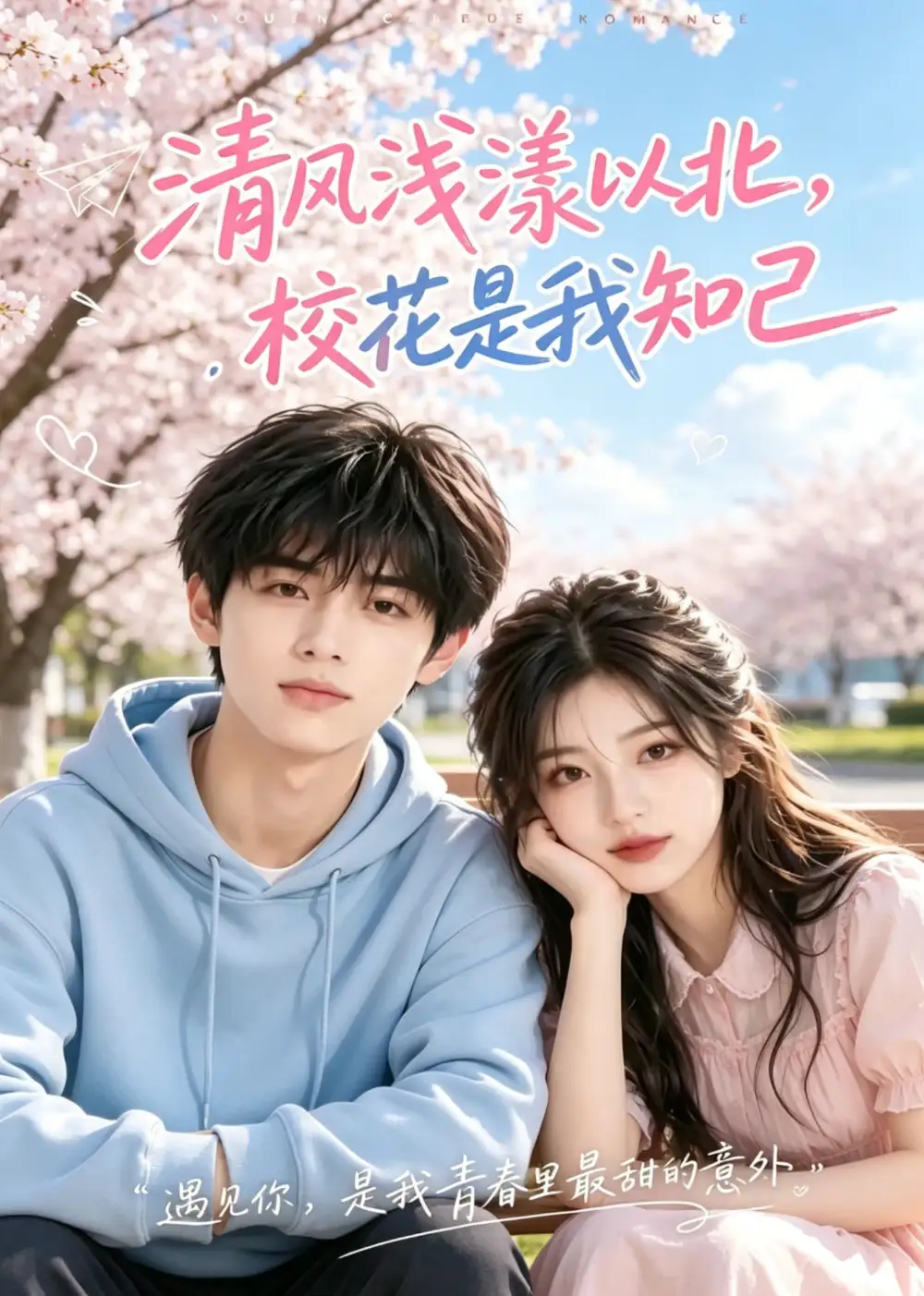 《清风浅漾以北，校花是我知己（87集）AI短剧 (2026)》短剧封面