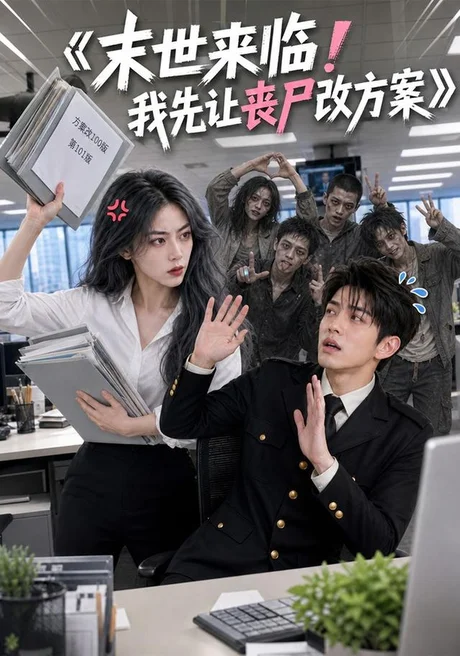 《末世来临！我先让丧尸改方案（70集）（夸克网盘）》短剧封面
