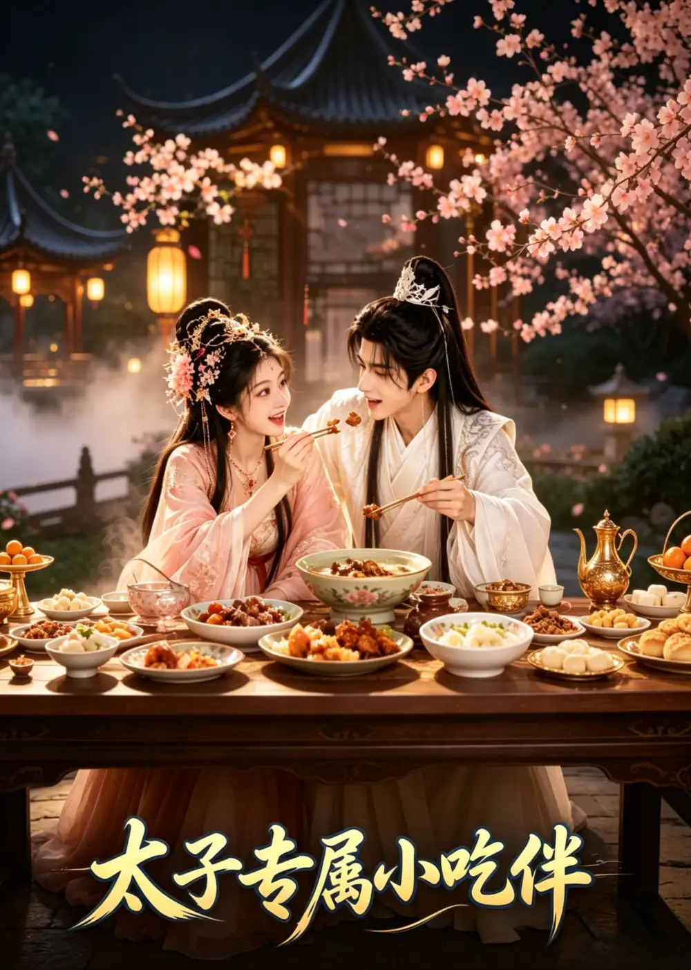 《太子专属小吃伴（20集）AI短剧 (2026)》短剧封面