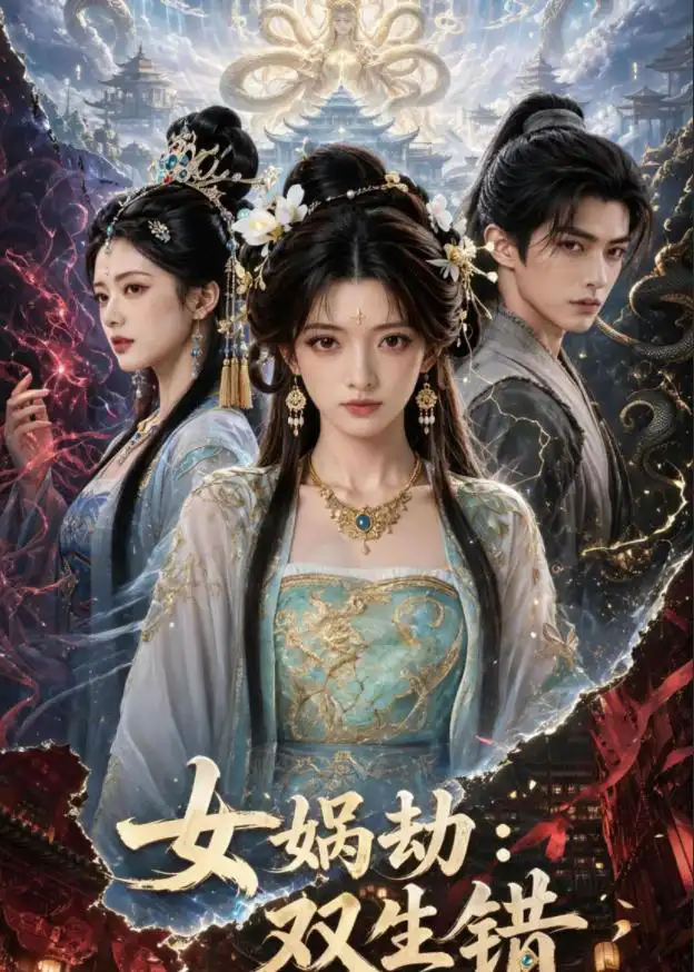 《女娲劫:双生错(51集)AI短剧(夸克网盘)》短剧封面