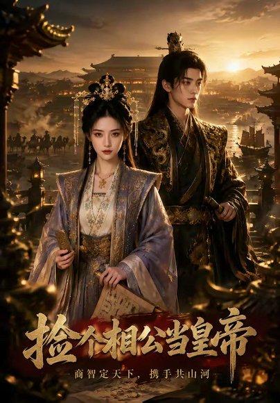 《捡个相公当皇帝》短剧封面