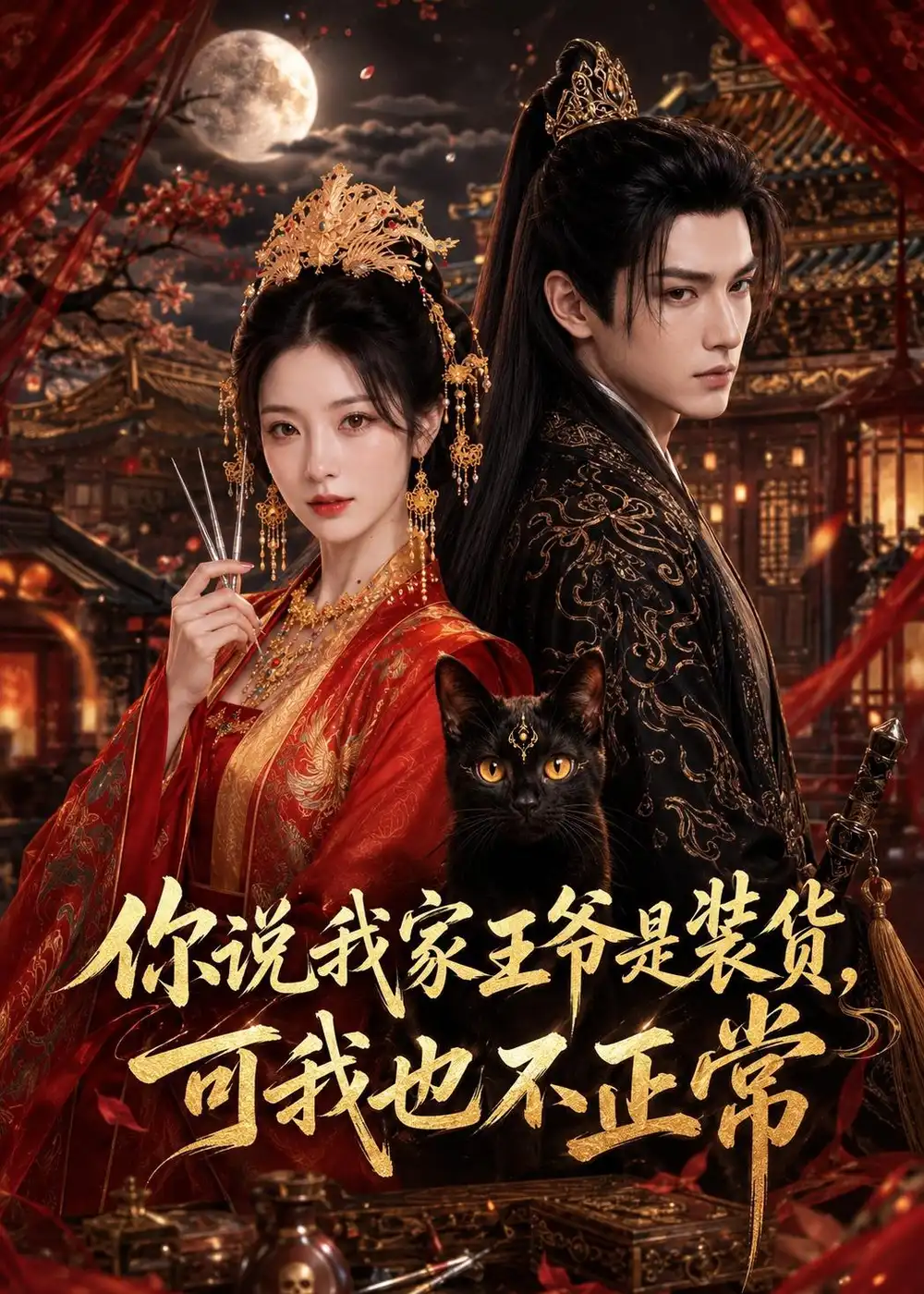 《你说我家王爷是装货，可我也不正常（81集）AI短剧 (2026)》短剧封面