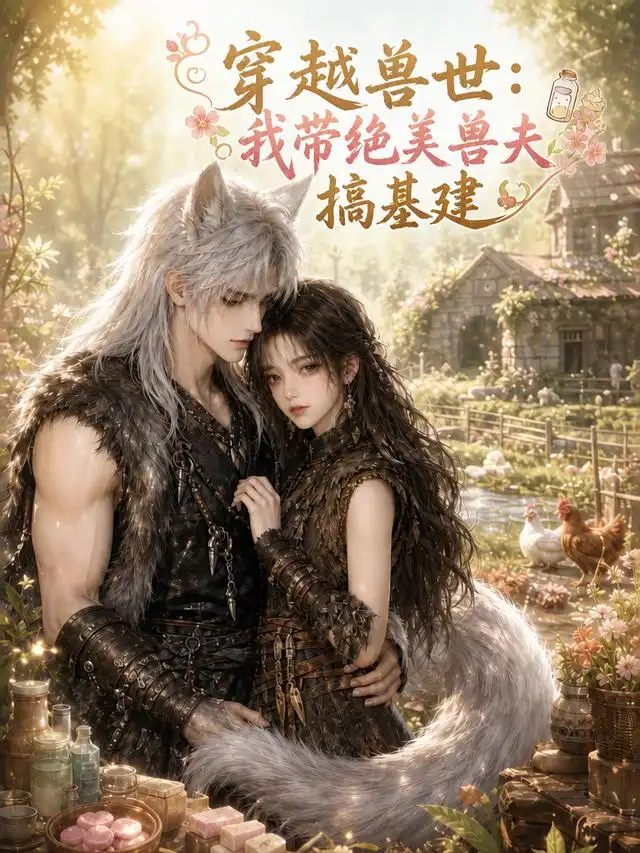 《穿越兽世：我带绝美兽夫搞基建（57集）（夸克网盘）》短剧封面