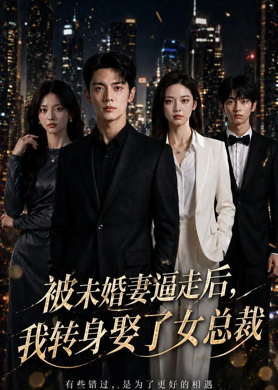 《被未婚妻逼走后,我转身娶了女总裁(39集)Ai短剧(夸克网盘)》短剧封面