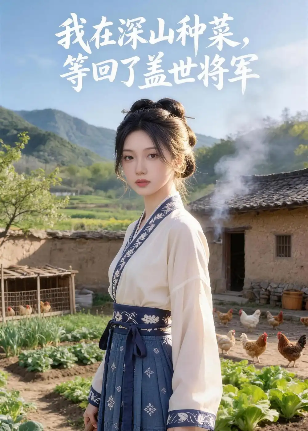 《我在深山种菜，等回了盖世将军（45集）》短剧封面
