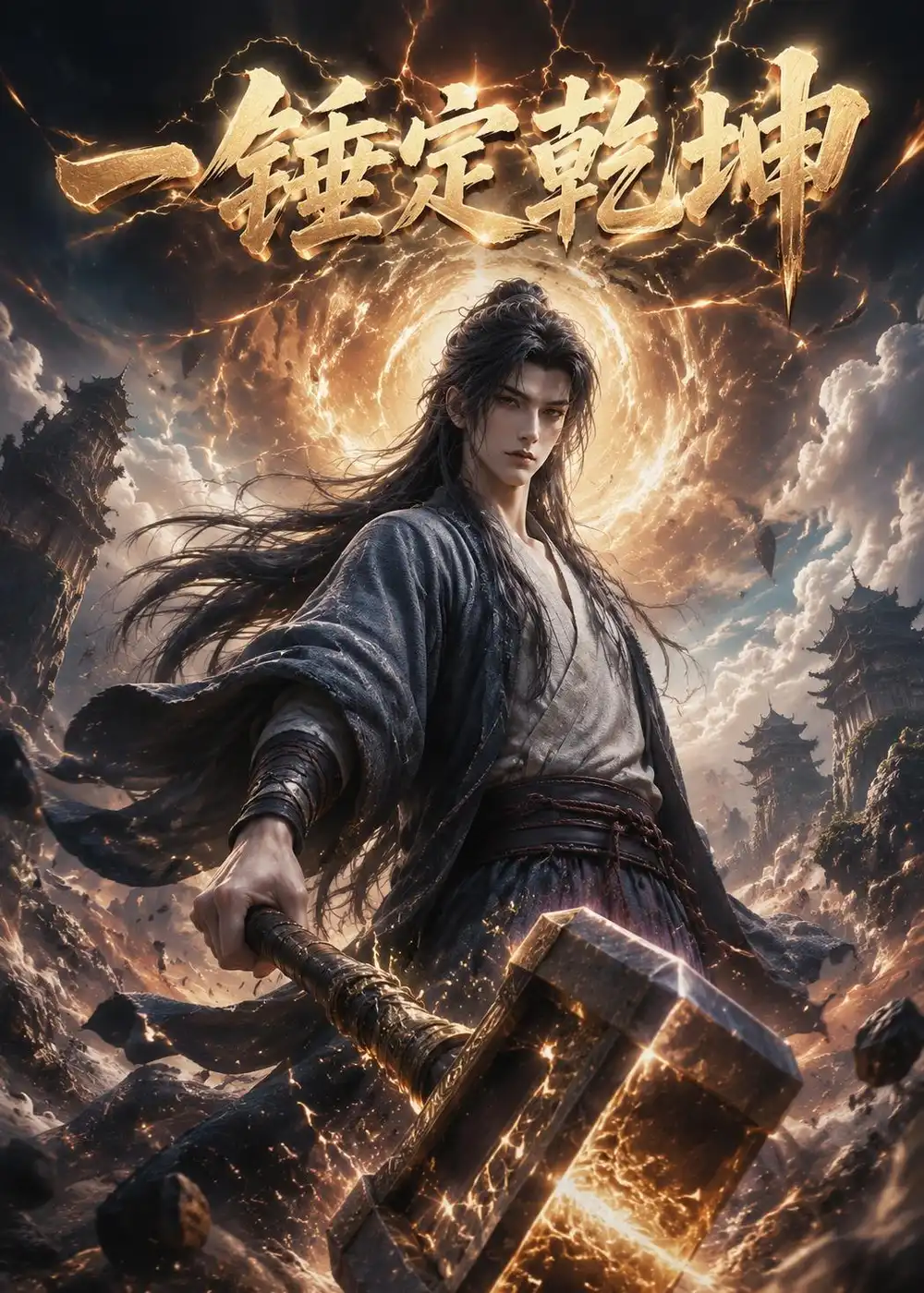 《一锤定乾坤（70集）动漫（夸克网盘）》短剧封面