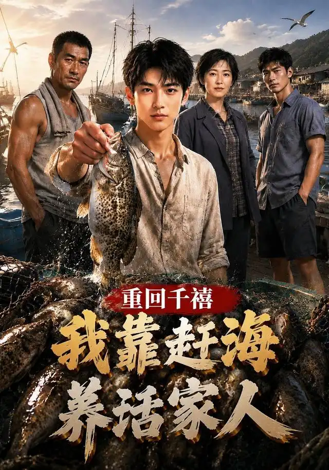《重回千禧我靠赶海养活家人（183集）AI短剧（夸克网盘）》短剧封面