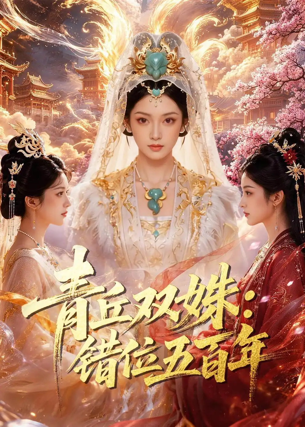 《青丘双姝：错位五百年（41集）AI短剧 (2026)》短剧封面