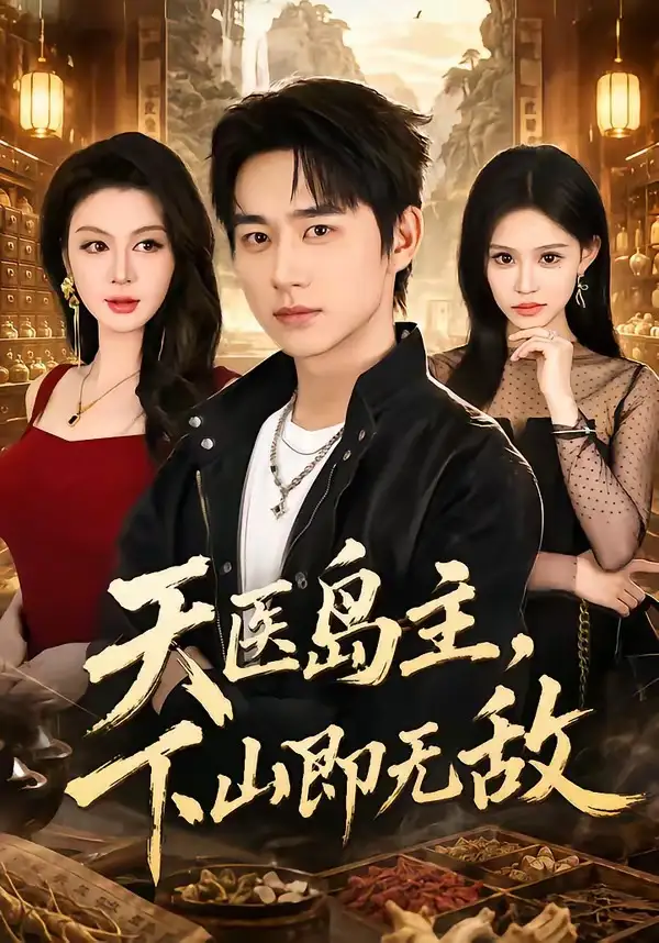 《天医岛主，下山即无敌（64集）陈柄希&唐雪晴（夸克网盘）》短剧封面
