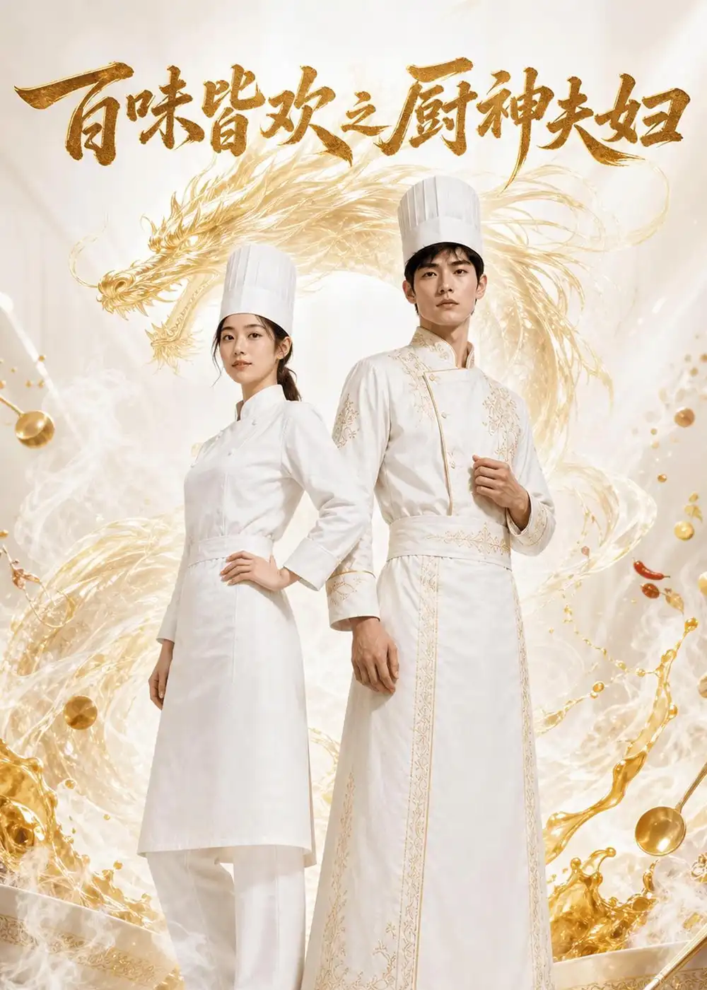 《百味皆欢之厨神夫妇（75集）AI短剧（夸克网盘）》短剧封面