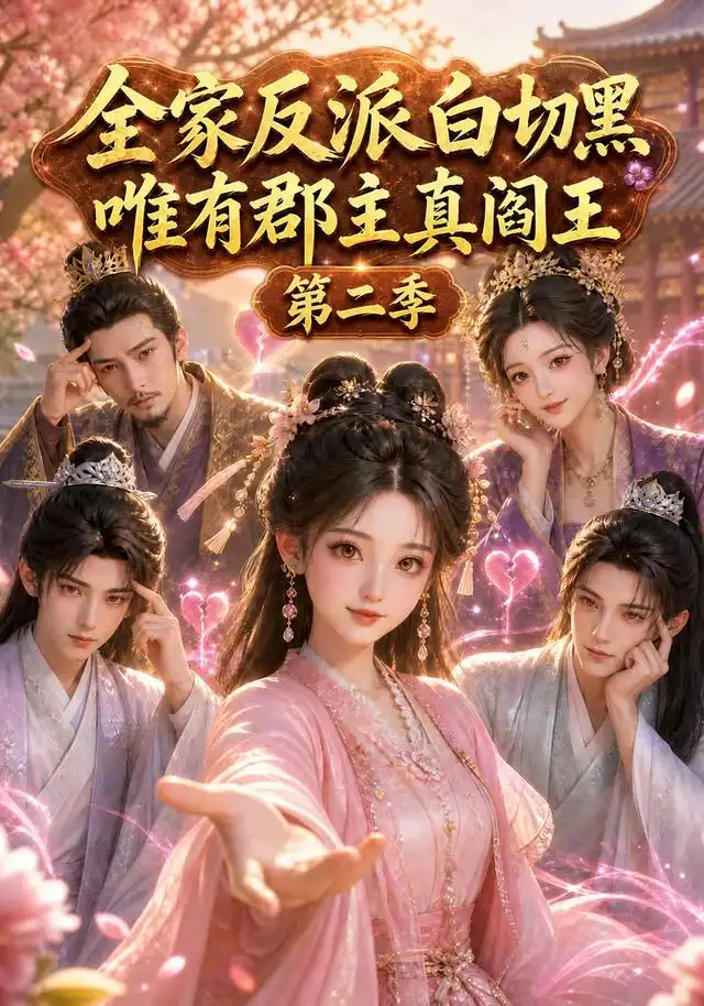 《全家反派白切黑，唯有郡主真阎王第二季（100集）（夸克网盘）》短剧封面