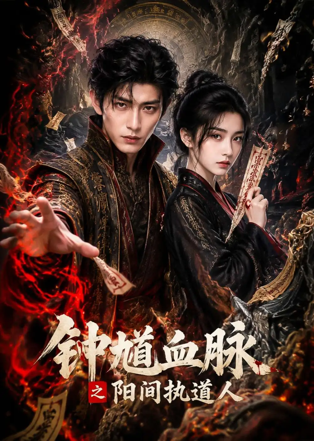 《钟馗血脉之阳间执道人(60集)AI短剧 (2026)》短剧封面