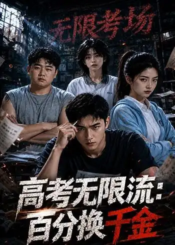 《高考无限流:百分换千金(20集)AI短剧(夸克网盘)》短剧封面