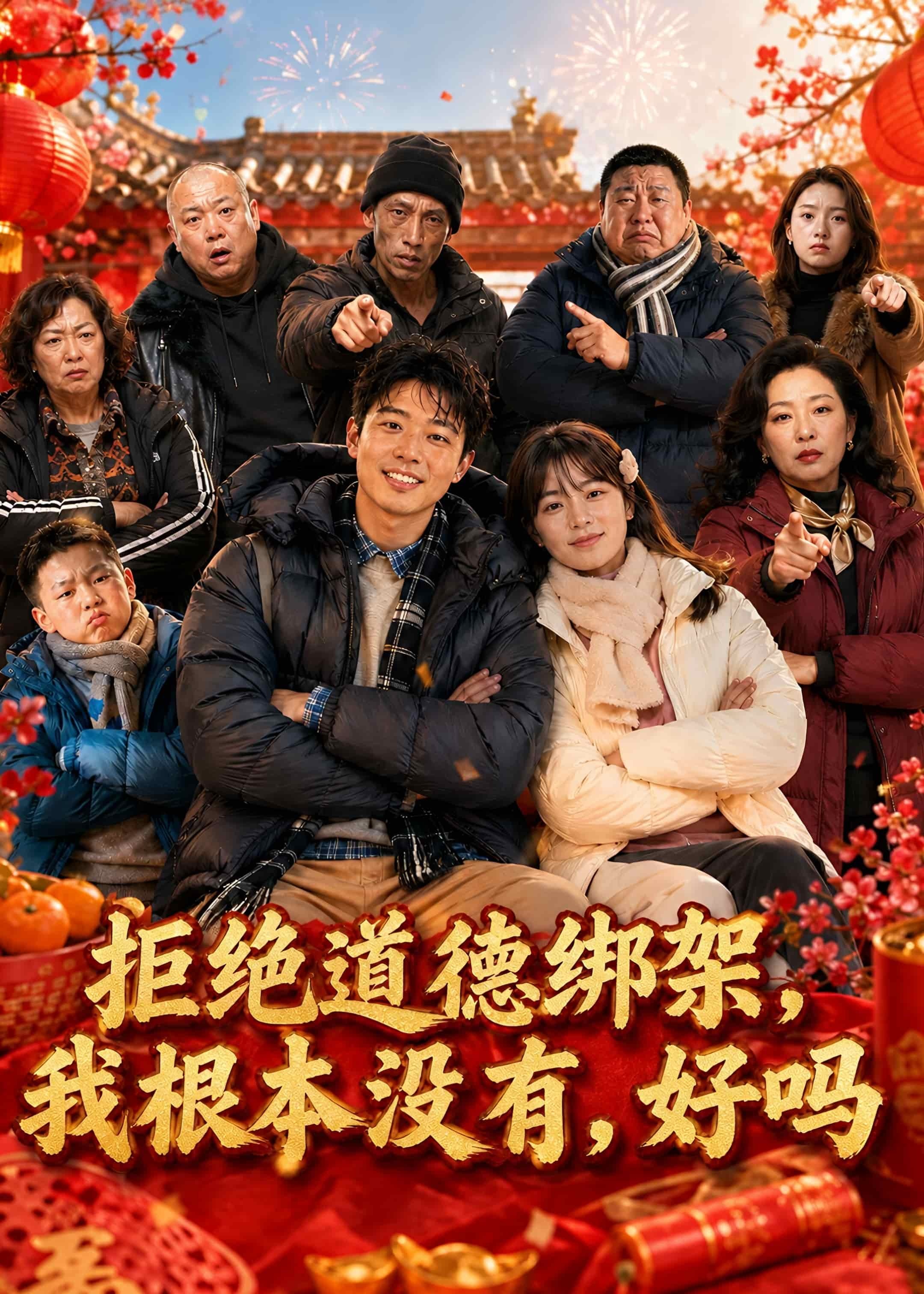 《拒绝道德绑架，我根本没有，好吗（85集）Ai短剧（百度网盘）》短剧封面