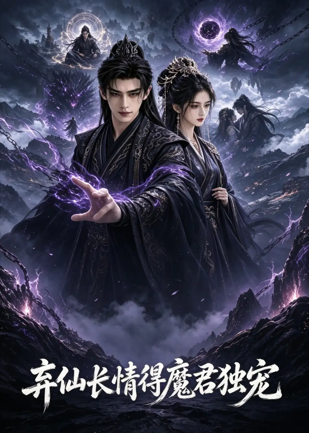 《弃仙长情得魔君独宠(18集)AI短剧 (2026)》短剧封面