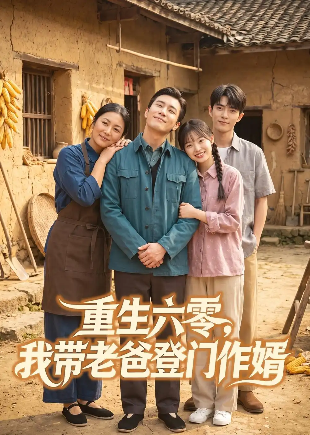 《重生六零，我带老爸登门作婿（90集）（夸克网盘）》短剧封面