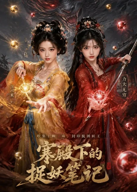 《寒殿下的捉妖笔记（40集）（百度网盘）》短剧封面