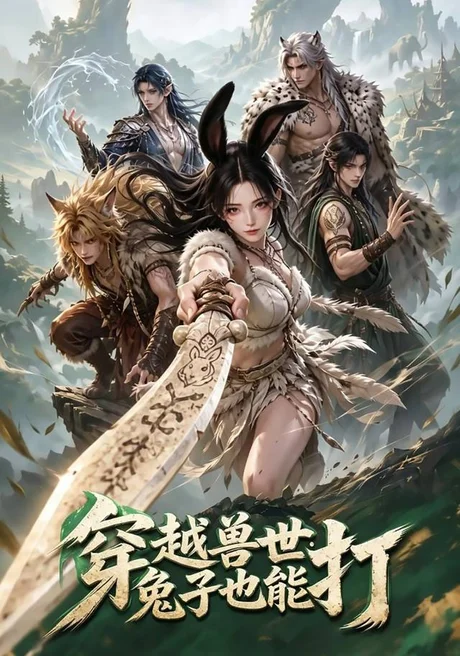 《穿越兽世，兔子也能打（40集）（夸克网盘）》短剧封面