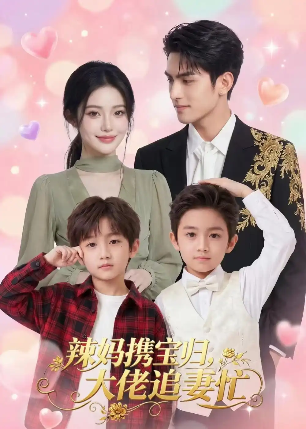 《辣妈携宝归,大佬追妻忙(71集)(夸克网盘)》短剧封面