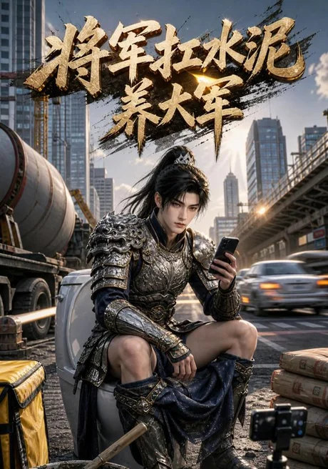 《将军扛水泥养大军（55集）AI短剧 (2026)》短剧封面