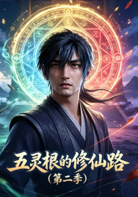 《五灵根的修仙路（第二季）（58集）（夸克网盘）》短剧封面