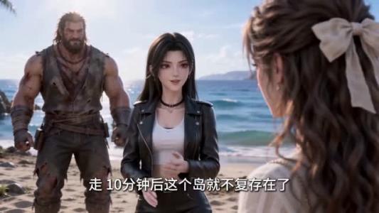 《全民求生：我靠签到建别墅（122集）AI短剧（夸克网盘）》短剧封面