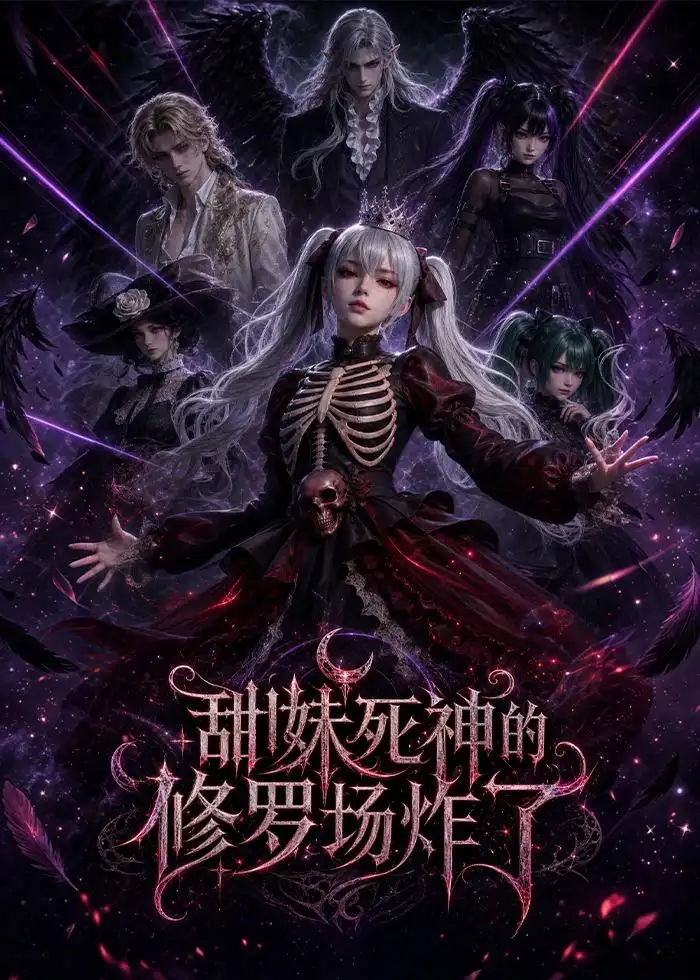 《甜妹死神的修罗场炸了(60集)(夸克网盘)》短剧封面