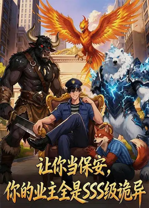 《让你当保安，你的业主全是SSS级诡异（59集）动漫（夸克网盘）》短剧封面