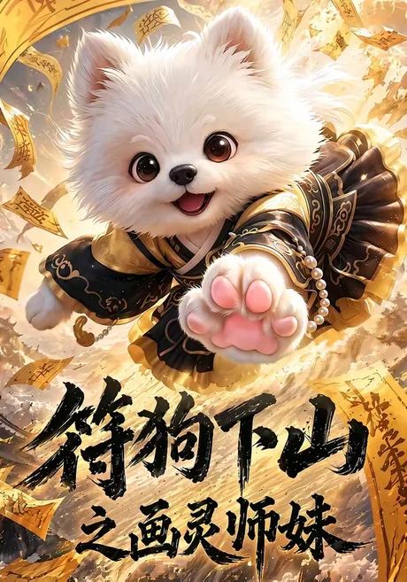 《符狗下山之画灵师妹(72集)(夸克网盘)》短剧封面