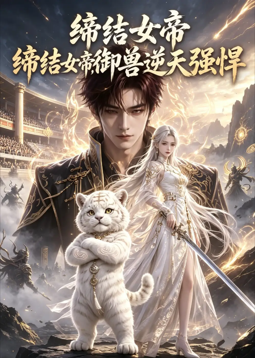 《缔结女帝，御兽逆天强悍（71集）AI短剧 (2026)》短剧封面