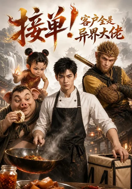《接单！客户全是异界大佬（70集）（夸克网盘）》短剧封面