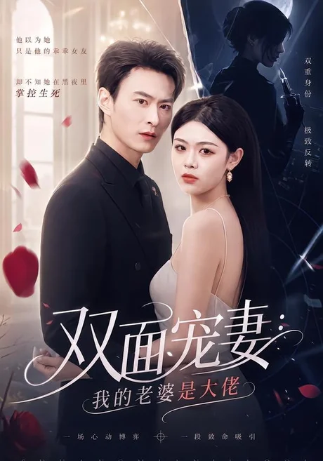《双面宠妻：我的老婆是大佬（80集）金小月＆陈逸飞（百度网盘）》短剧封面
