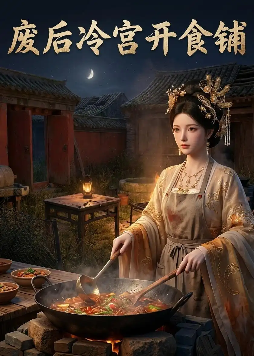 《废后冷宫开食铺（51集）（夸克网盘）》短剧封面