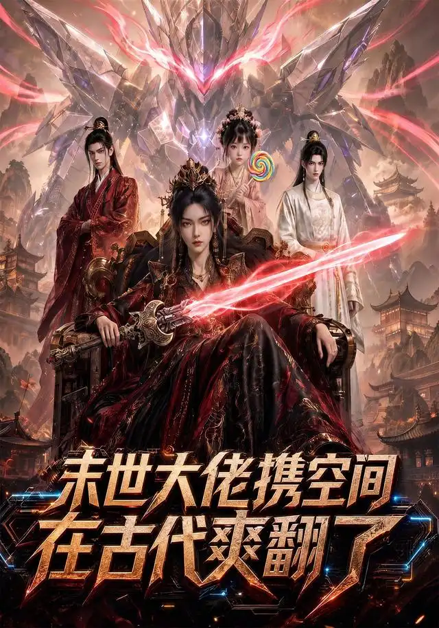《末世大佬携空间，在古代爽翻了（60集）（夸克网盘）》短剧封面