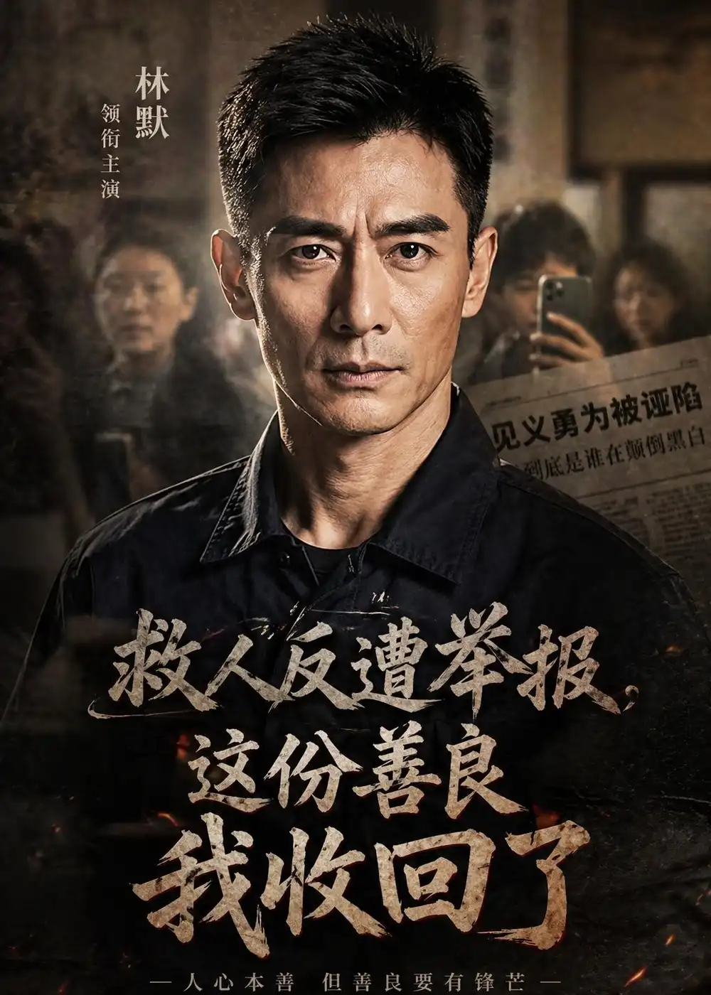 《救人反遭举报，这份善良我收回了（39集）》短剧封面