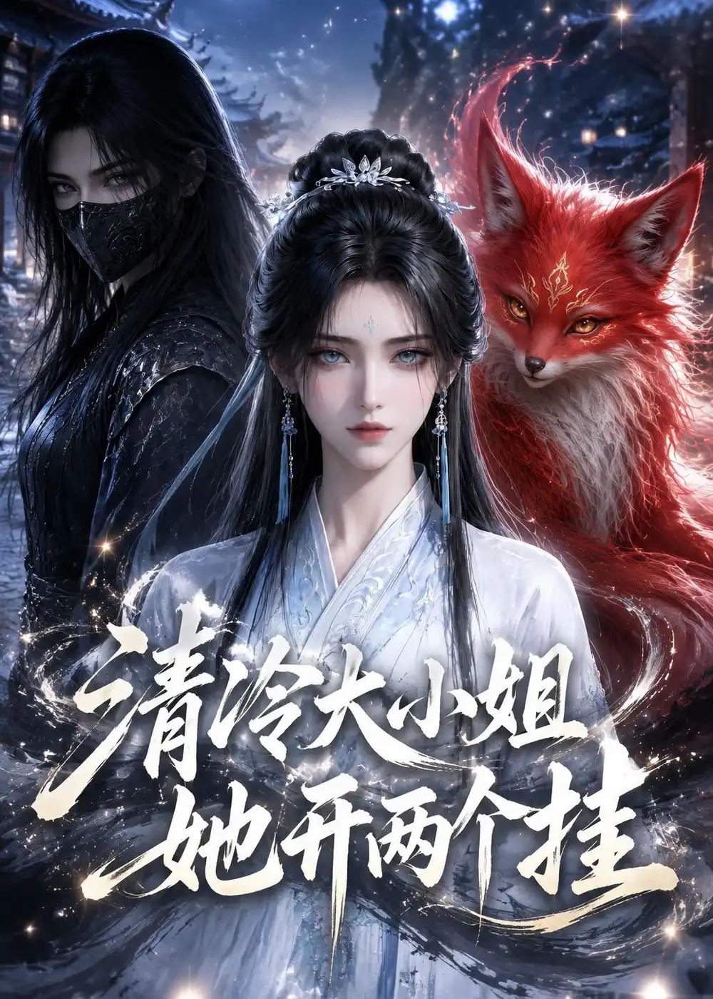 《清冷大小姐她开两个挂(127集)(夸克网盘)》短剧封面